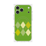 プレミアムスクエアケース with MagSafe［ Nordic Argyle - Green ］