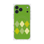 プレミアムスクエアケース with MagSafe［ Nordic Argyle - Green ］