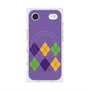 プレミアムスクエアケース with MagSafe［ Nordic Argyle - Purple ］