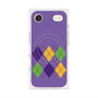 プレミアムスクエアケース with MagSafe［ Nordic Argyle - Purple ］