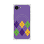 プレミアムスクエアケース with MagSafe［ Nordic Argyle - Purple ］