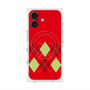 プレミアムスクエアケース with MagSafe［ Nordic Argyle - Red ］