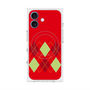 プレミアムスクエアケース with MagSafe［ Nordic Argyle - Red ］