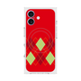 プレミアムスクエアケース with MagSafe［ Nordic Argyle - Red ］