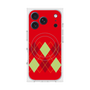 プレミアムスクエアケース with MagSafe［ Nordic Argyle - Red ］