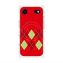 プレミアムスクエアケース with MagSafe［ Nordic Argyle - Red ］