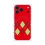 プレミアムスクエアケース with MagSafe［ Nordic Argyle - Red ］