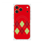 プレミアムスクエアケース with MagSafe［ Nordic Argyle - Red ］