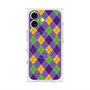 プレミアムスクエアケース with MagSafe［ Argyle - Purple ］