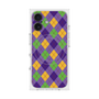 プレミアムスクエアケース with MagSafe［ Argyle - Purple ］