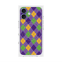 プレミアムスクエアケース with MagSafe［ Argyle - Purple ］