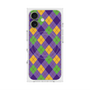 プレミアムスクエアケース with MagSafe［ Argyle - Purple ］