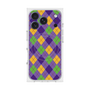 プレミアムスクエアケース with MagSafe［ Argyle - Purple ］
