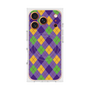 プレミアムスクエアケース with MagSafe［ Argyle - Purple ］