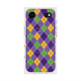 プレミアムスクエアケース with MagSafe［ Argyle - Purple ］