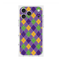 プレミアムスクエアケース with MagSafe［ Argyle - Purple ］