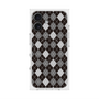 プレミアムスクエアケース with MagSafe［ Argyle - Black ］