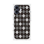 プレミアムスクエアケース with MagSafe［ Argyle - Black ］
