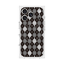 プレミアムスクエアケース with MagSafe［ Argyle - Black ］