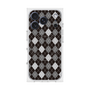 プレミアムスクエアケース with MagSafe［ Argyle - Black ］