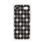 プレミアムスクエアケース with MagSafe［ Argyle - Black ］