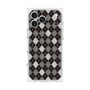 プレミアムスクエアケース with MagSafe［ Argyle - Black ］