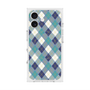 プレミアムスクエアケース with MagSafe［ Argyle - Blue ］