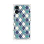 プレミアムスクエアケース with MagSafe［ Argyle - Blue ］