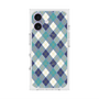 プレミアムスクエアケース with MagSafe［ Argyle - Blue ］