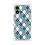 プレミアムスクエアケース with MagSafe［ Argyle - Blue ］