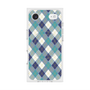 プレミアムスクエアケース with MagSafe［ Argyle - Blue ］