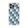 プレミアムスクエアケース with MagSafe［ Argyle - Blue ］