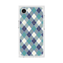 プレミアムスクエアケース with MagSafe［ Argyle - Blue ］
