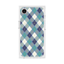 プレミアムスクエアケース with MagSafe［ Argyle - Blue ］
