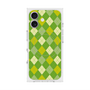 プレミアムスクエアケース with MagSafe［ Argyle - Green ］