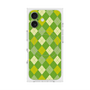 プレミアムスクエアケース with MagSafe［ Argyle - Green ］