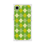 プレミアムスクエアケース with MagSafe［ Argyle - Green ］