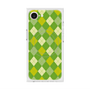 プレミアムスクエアケース with MagSafe［ Argyle - Green ］