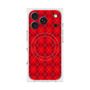 プレミアムスクエアケース with MagSafe［ Argyle - Red ］