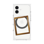 プレミアムスクエアケース with MagSafe［ Photo Frame - White ］