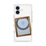 プレミアムスクエアケース with MagSafe［ Photo Frame - White ］