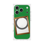 プレミアムスクエアケース with MagSafe［ Photo Frame - Green ］