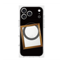 プレミアムスクエアケース with MagSafe［ Photo Frame - Black ］