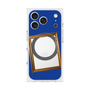 プレミアムスクエアケース with MagSafe［ Photo Frame - Blue ］