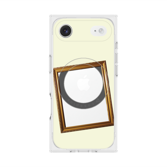 プレミアムスクエアケース with MagSafe［ Photo Frame - Ivory ］