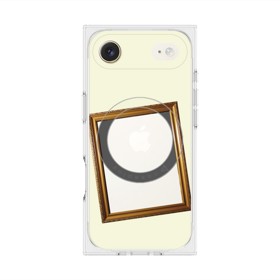 プレミアムスクエアケース with MagSafe［ Photo Frame - Ivory ］