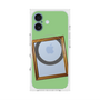 プレミアムスクエアケース with MagSafe［ Photo Frame - Light Green ］
