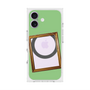 プレミアムスクエアケース with MagSafe［ Photo Frame - Light Green ］