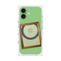 プレミアムスクエアケース with MagSafe［ Photo Frame - Light Green ］