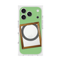 プレミアムスクエアケース with MagSafe［ Photo Frame - Light Green ］